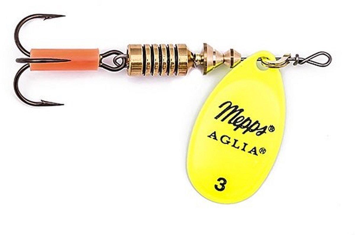 Mepps Aglia chartreuse - #3 - 6,5 gram - Fishing-bait.nl