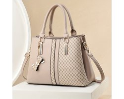 handtas - schoudertas - handtassen dames - 1 stuk Dames trendy bedrukte handtas - 1-4 stuks modieuze dames gesplitste handtassen
