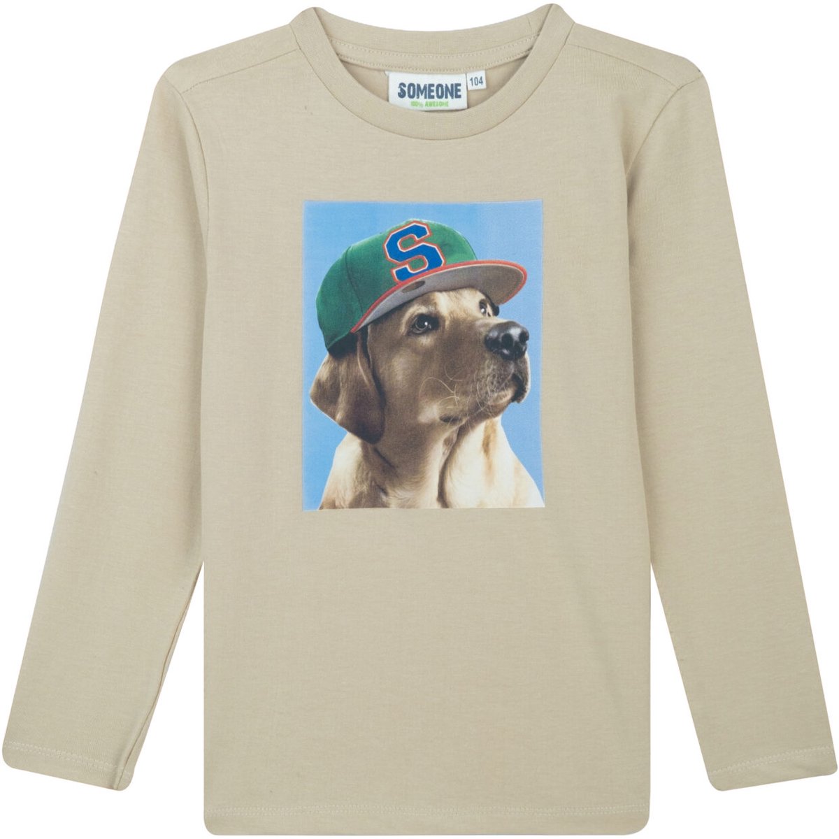 Someone JACKSON-SB-03-C Jongens T-shirt - BEIGE