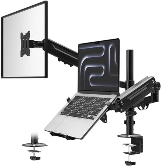 Neomounts NEXT One DS70S-950BL2 Monitorarm voor 17-35 schermen - Zwart