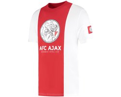 Ajax T- Maat Shirt Thuis - 2025-2026 - Voetbalshirts Kinderen - Jongens en Meisjes - Sportshirts - Maat 116