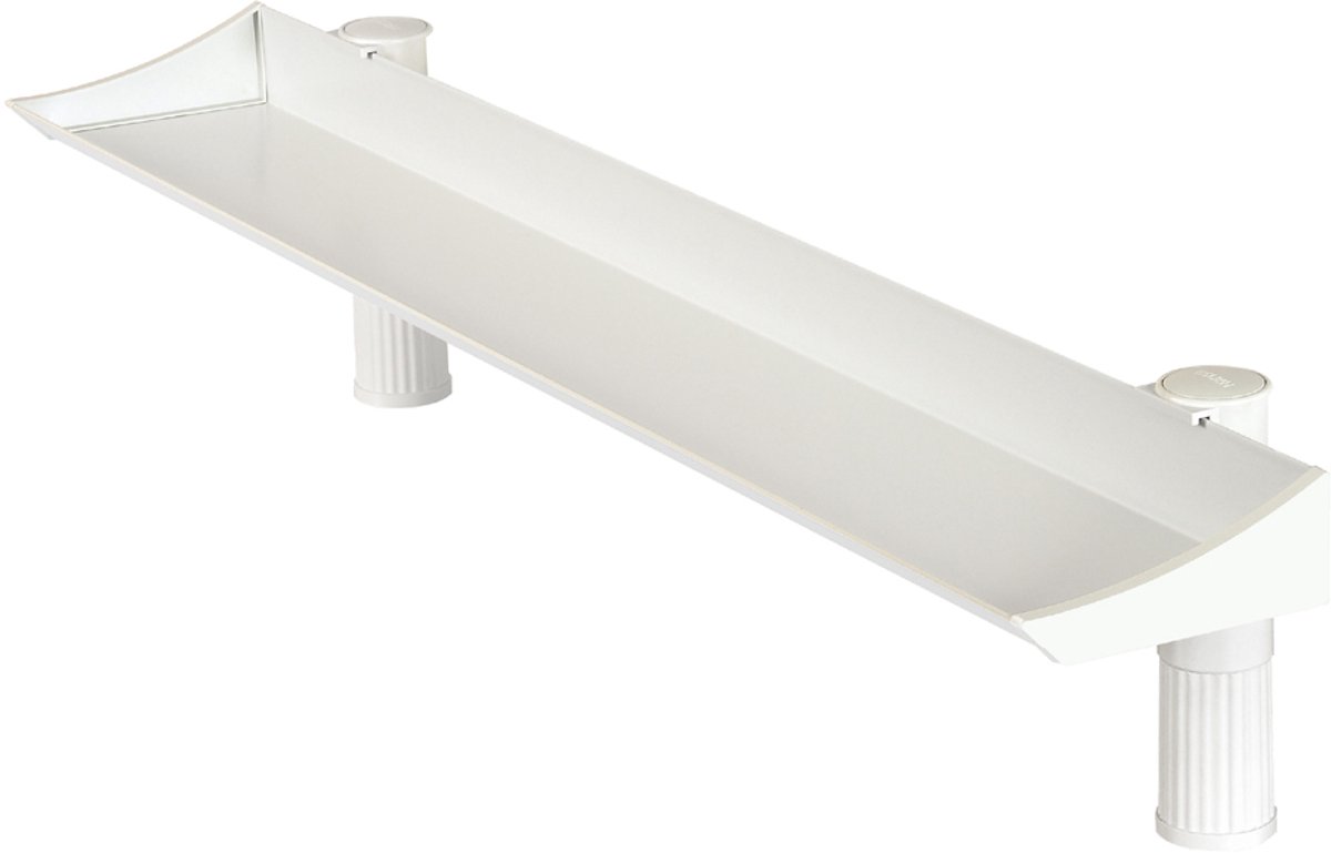 Bureau overspanplank lichtgrijs