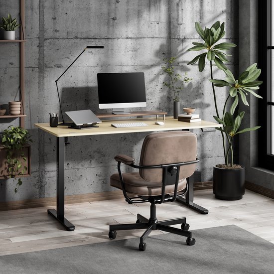 SENSE7 NOJO LIGHT - Zit Sta Bureau - 140 cm x 70 cm - Bol