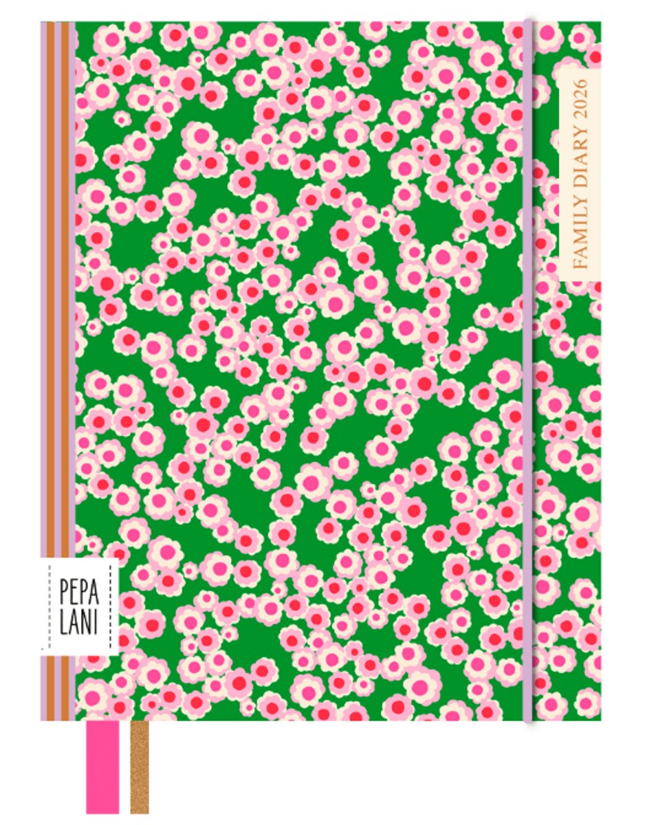 Pepa Lani A5 Flower Agenda 2026 Flowerfield