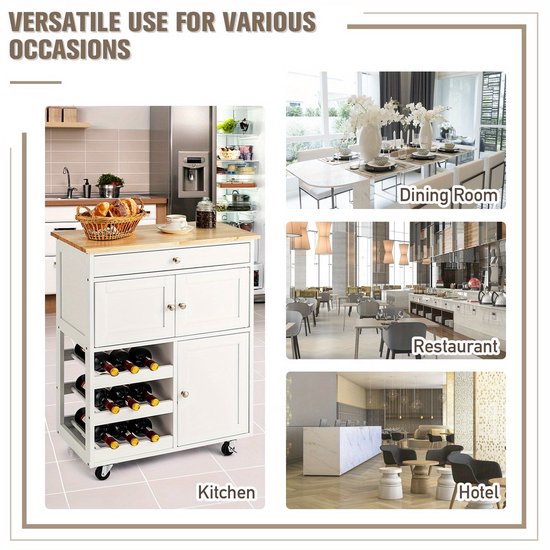 Lifewit Keukenwagen met 3 niveaus, serveerwagen met wieltjes, rolwagen, barwagen met vergrendelbare wielen, voor keuken, woonkamer, eetkamer, kantoor, 43,2 x 30 x 81,5 cm, goud