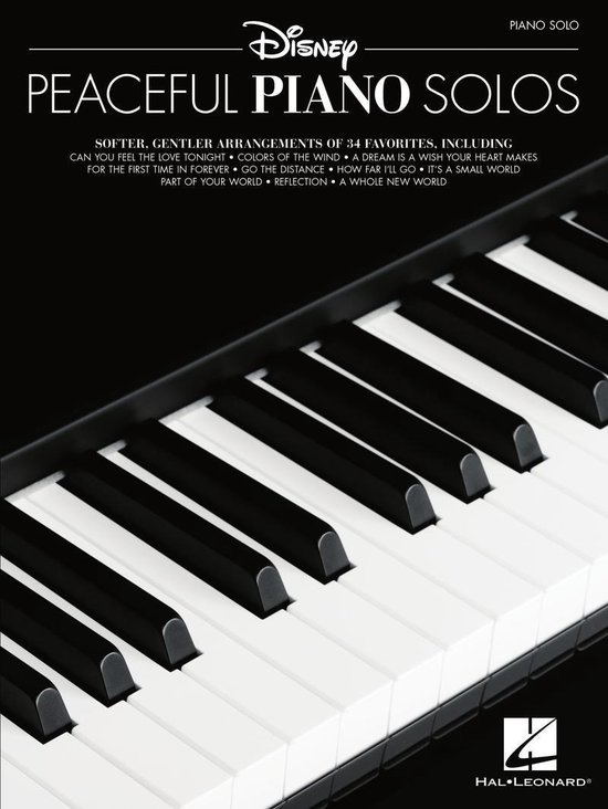 Bol Com Disney Peaceful Piano Solos Songbook Ebook Hal Leonard Corp Boeken