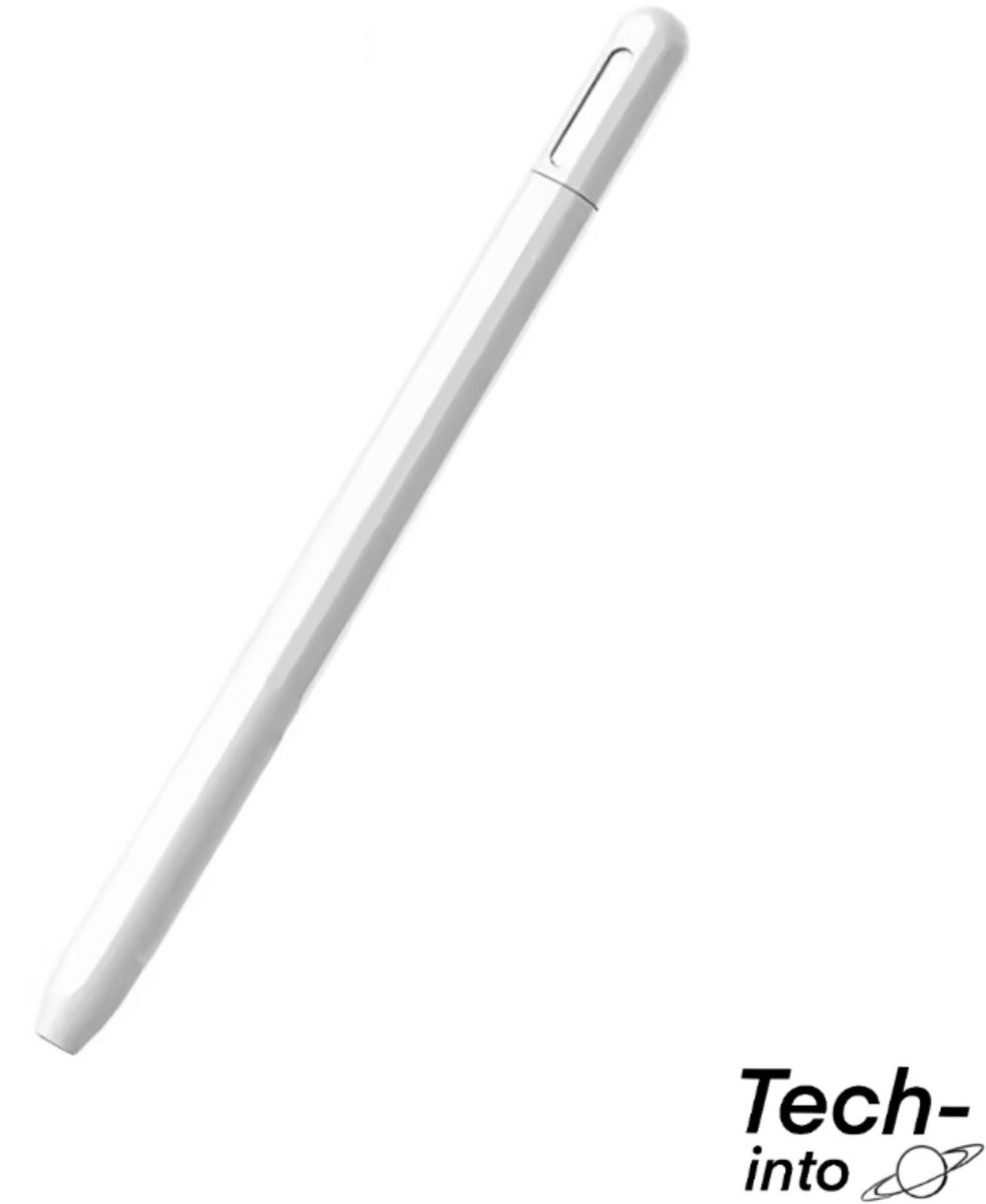 Apple Pencil Pro Case - Hoesje voor Apple Pencil Pro - Siliconen Bescherm Case - Fijne Grip - Wit - Apple Pencil Pro Beschermhoesje