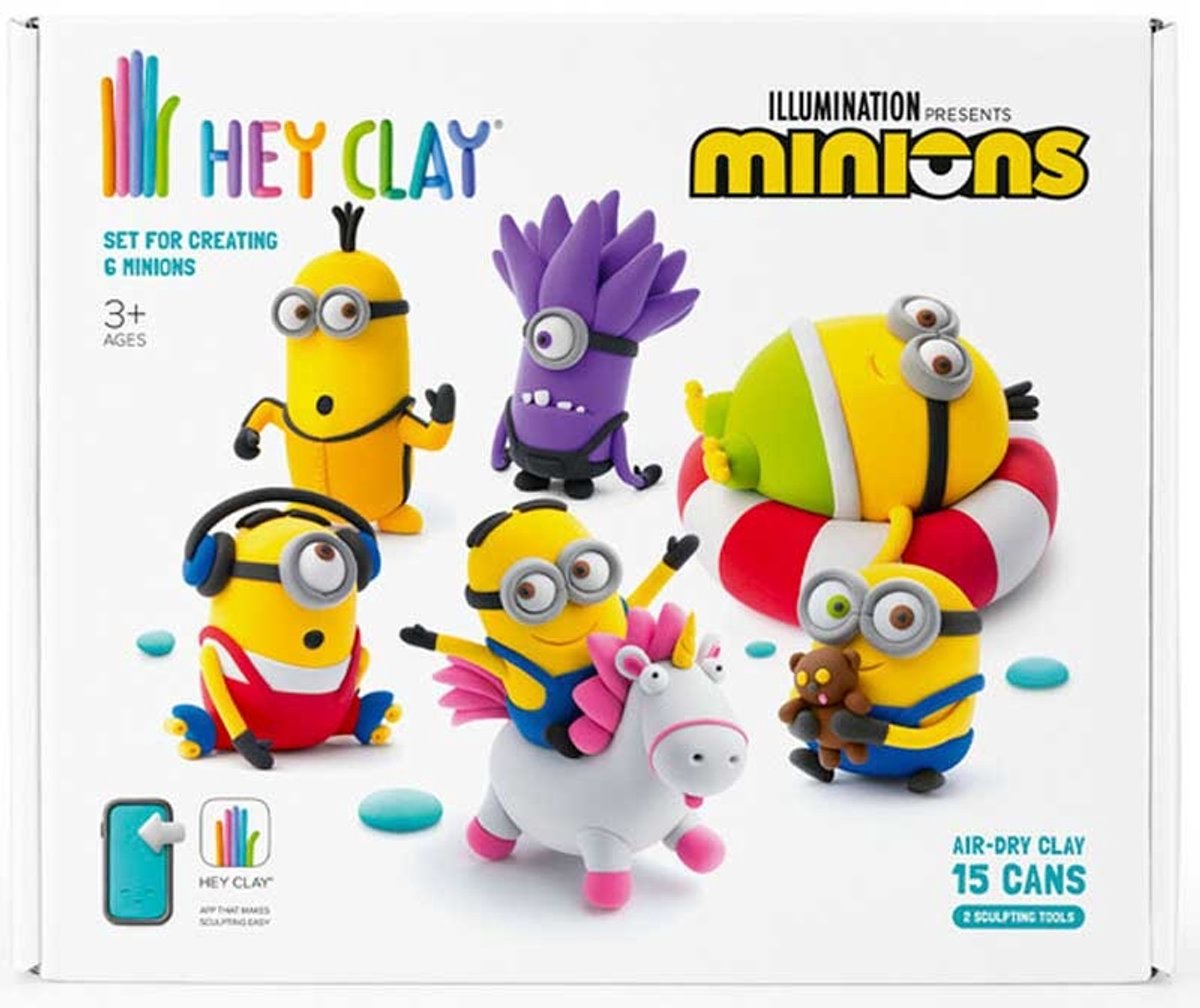 Tomy klei speelset Minions - kleurrijke boetseerklei voor kinderen.