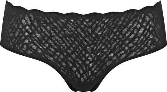 Hipster en kanten Sloggi Zero Feel - Bliss - Hipster invisible sans coutures pour femme - Ne transparaît pas - XXL - Zwart