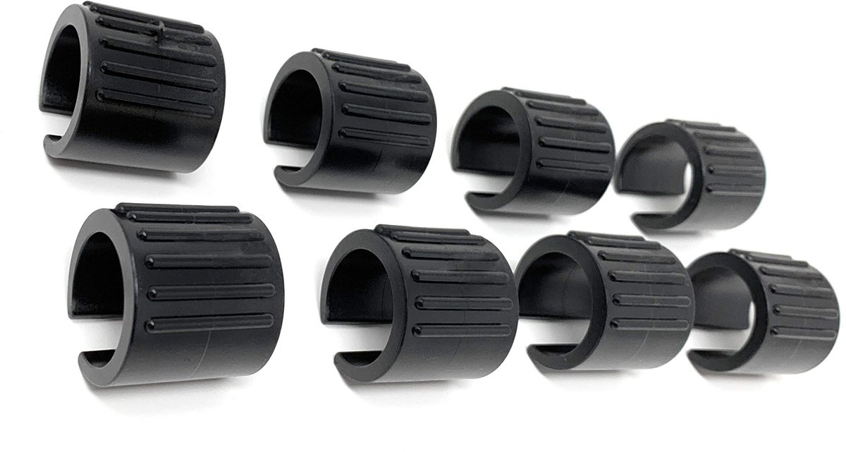 Silencer Meubelglijders - Set van 8 - Vloerbeschermers Ã˜ 14-16 mm - Zonder pinnen