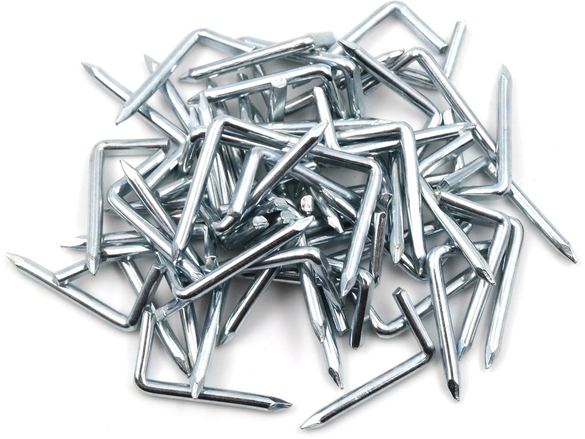Consolehaken Ã˜ 2 mm - L 20 mm - 50 Stuks - Verzinkt Staal