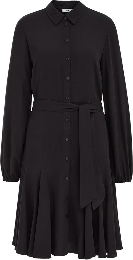 WE Fashion Dames jurk met strikceintuur