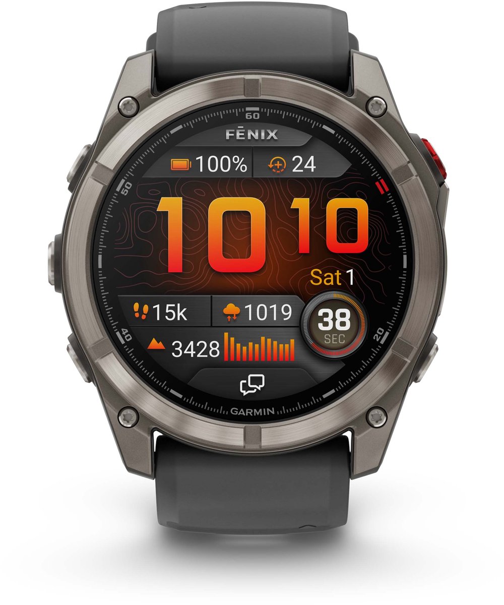 Garmin Fenix 8 Pro Grijs LTE 51 mm
