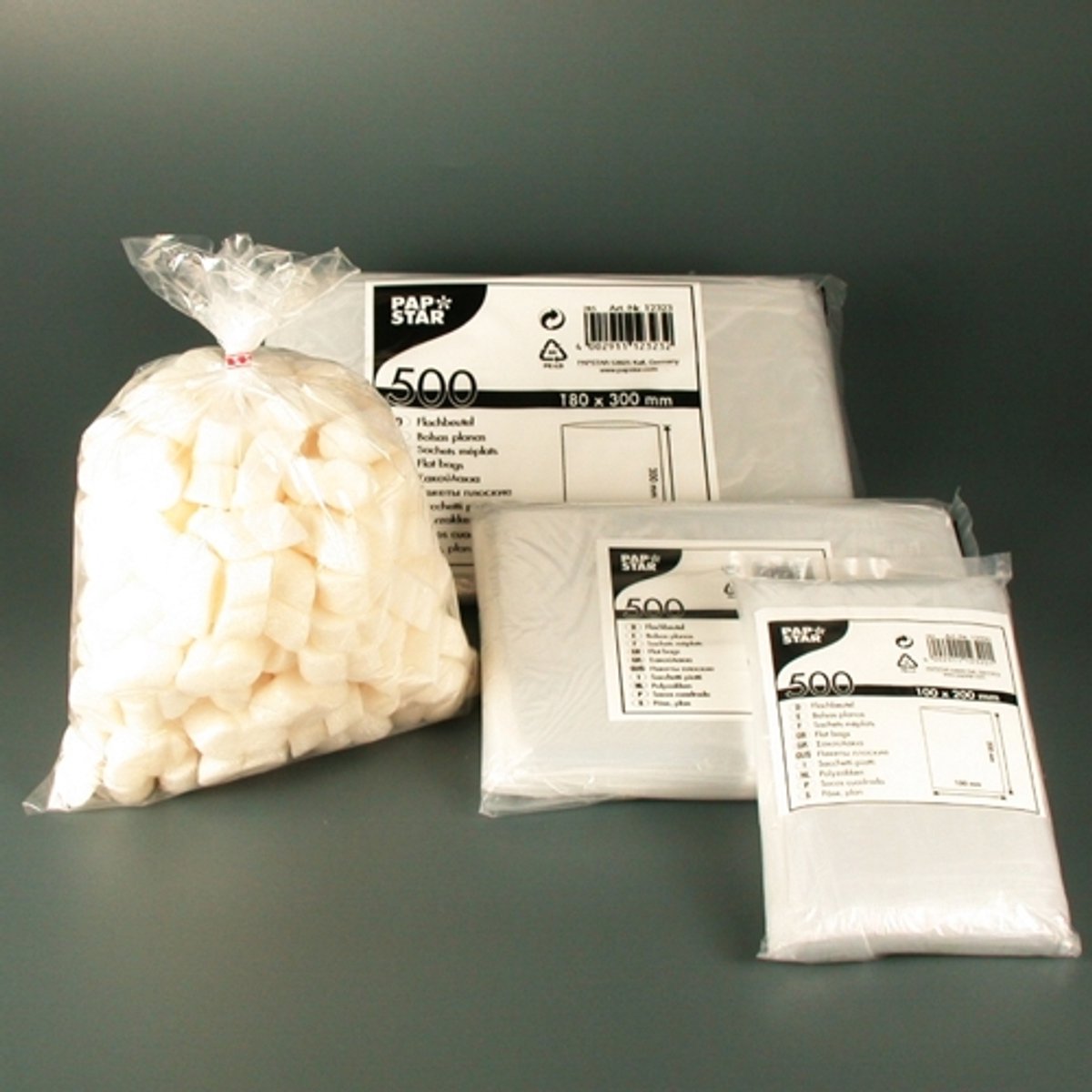 Image of 500 Poly-zak, LDPE 24 cm x 16 cm transparant