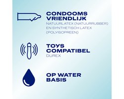 Durex Glijmiddel Natural Hydra+ 100% natuurlijk - 2 x 100 ml - Voordeelverpakking