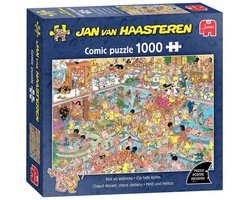 foto van Jan van Haasteren - Op hete kolen - 1000 stukjes puzzel - Legpuzzel