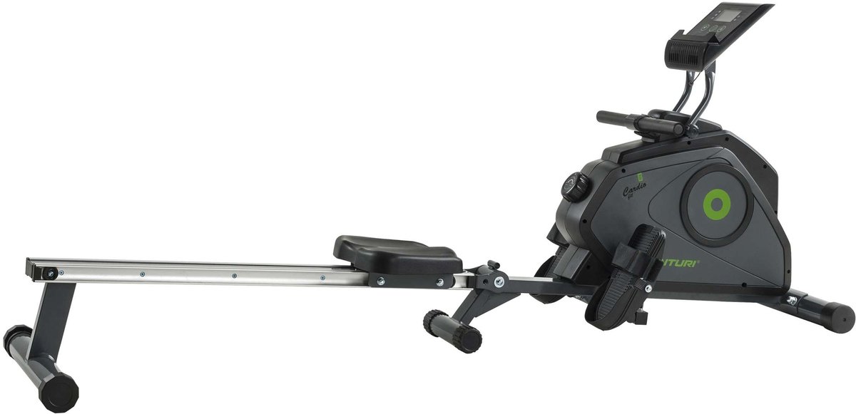 Tunturi Cardio Fit R30 Roeitrainer Inklapbaar - Roeimachine met 8 weerstandsniveaus - Roeiapparaat voor thuis