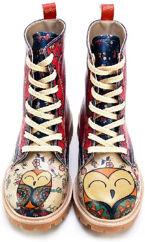 GOBY - Redlove - Bottes pour femmes - Boot - Bottes femmes - Ladies boots - Ladies boots - Long boots - Handmade - Floral print - Taille 36