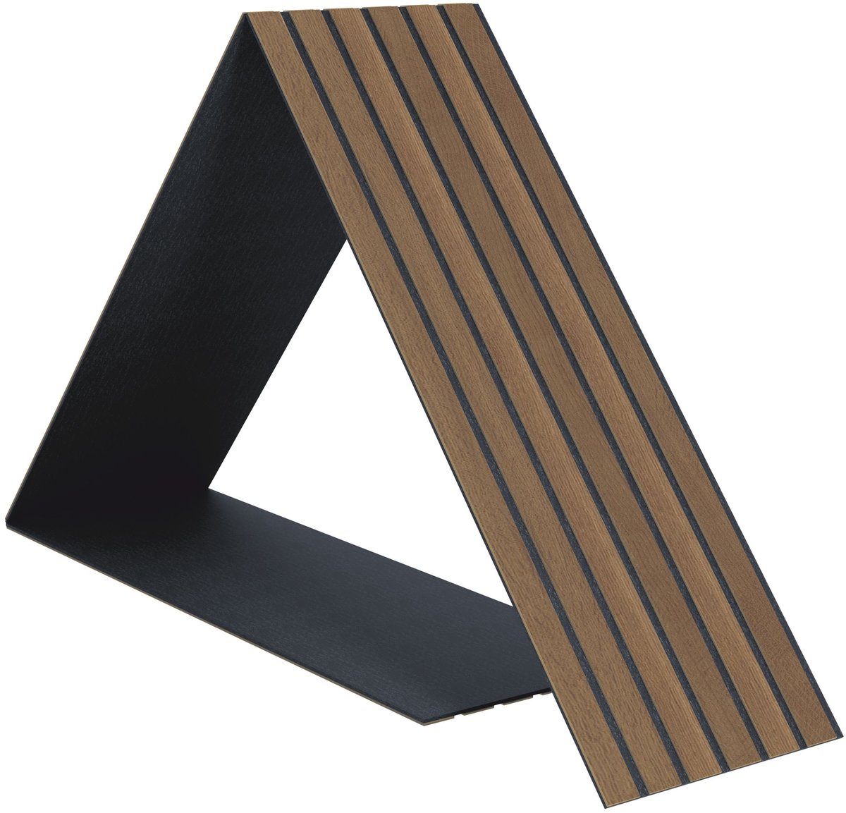 Premium akoestische panelen van hout | 1.488 m² | Premium fineer van echt hout (eiken) en akoestisch vilt (zwart) | Wandpanelen, geluidsisolatie, geluidsisolatie, akoestisch paneel, gemaakt in Europa