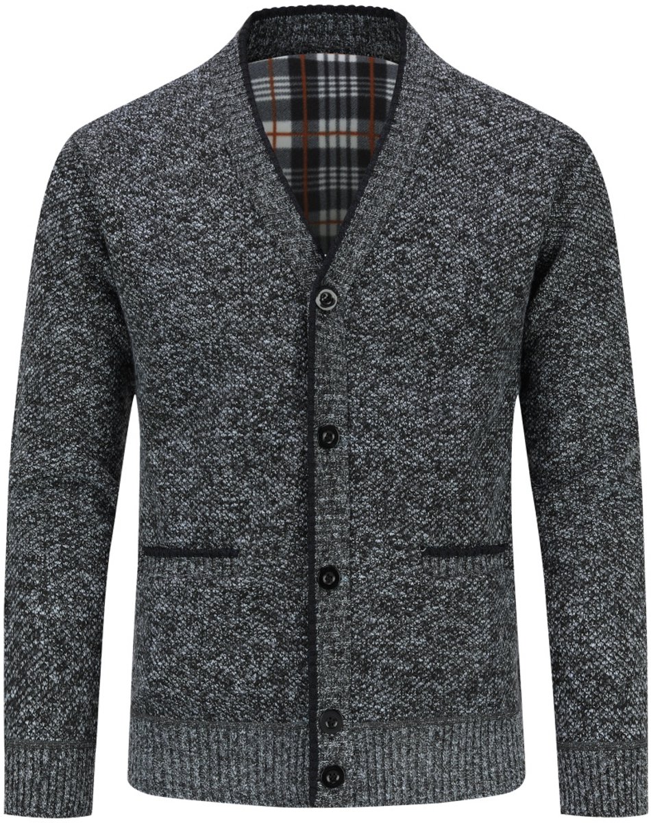 ALLTHEMEN Heren Gebreide Vest - Klassieke Knopen - S