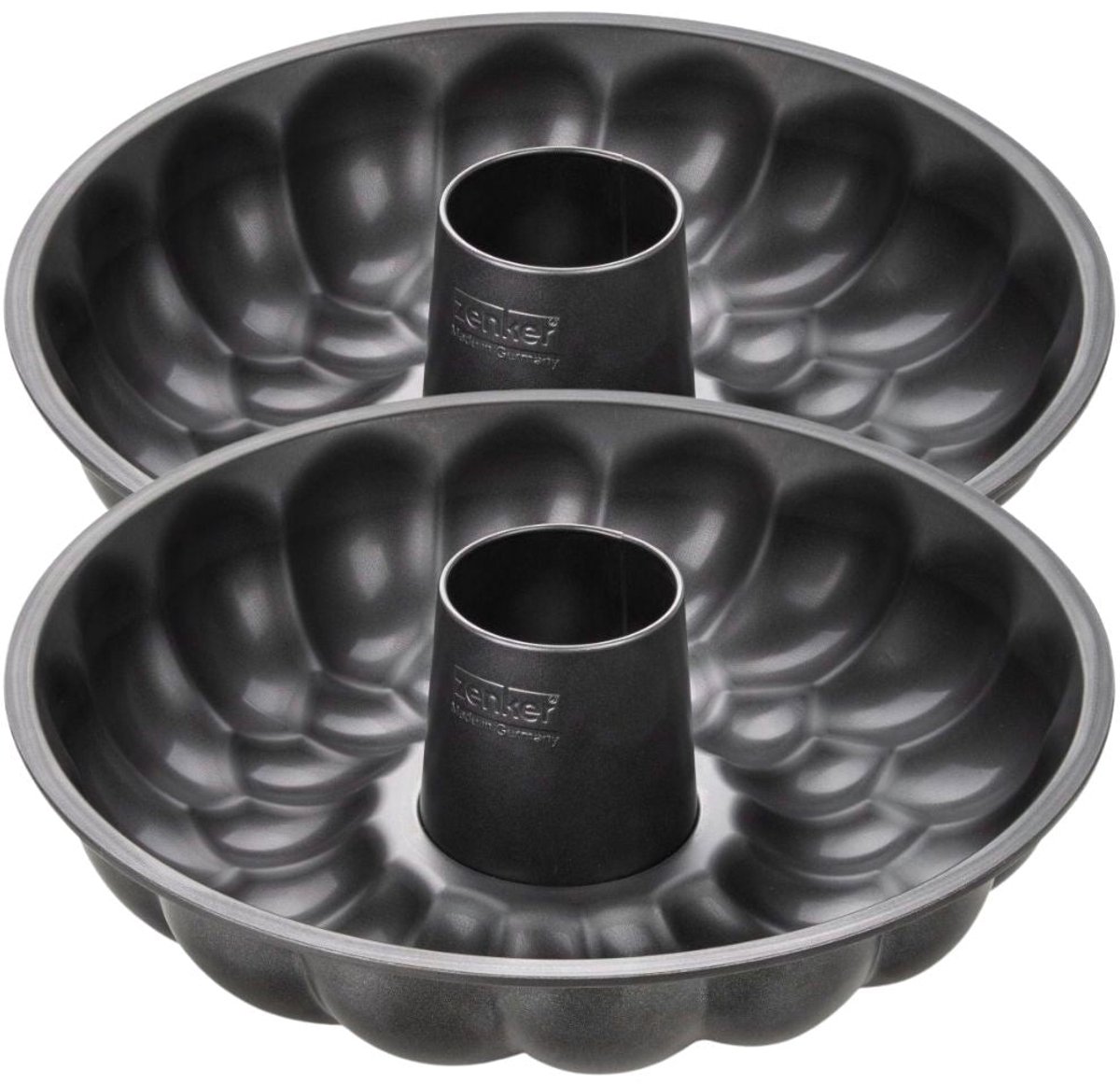 Set van 2 Broodvormen met schoorsteen 32 cm Zenker Black Metallic