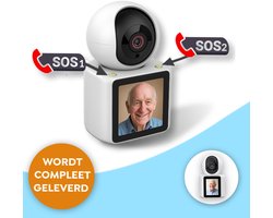 Wiesba WS-502M - zorgcamera senioren - camera met app - ouderen beveiliging - mantelzorg camera - live meekijken - beeldcommunicatie - bewegingsdetectie - veilige zorg