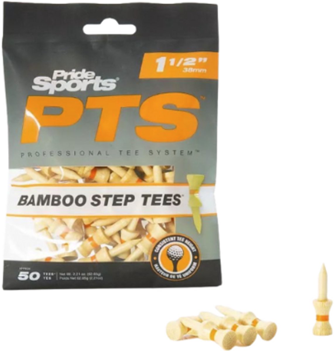 Pride PTS Bamboo 38mm Step Tees