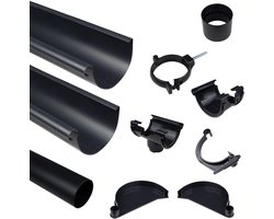 PVC Dakgoot 3.40 meter | Complete set