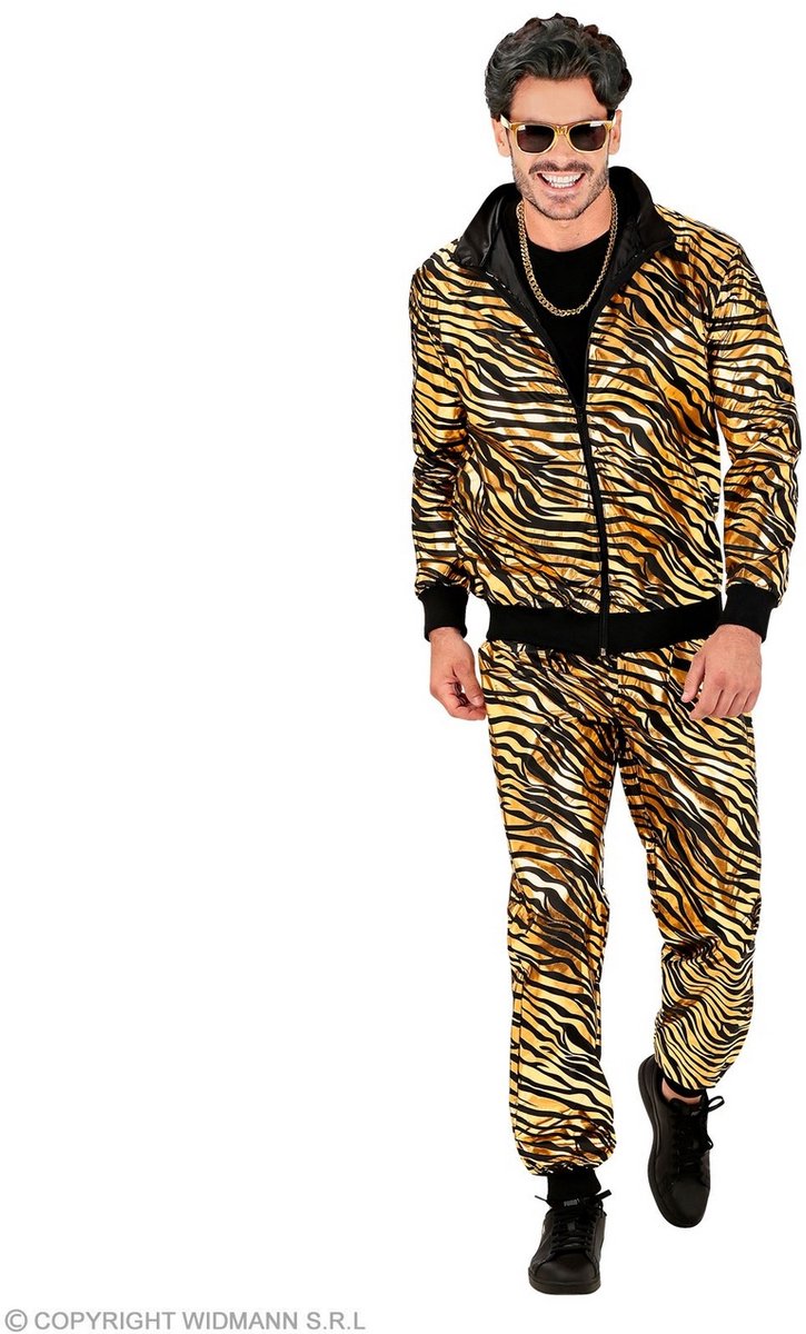 Trainingspak party zebra Martin goud