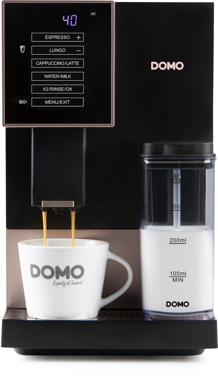 DOMO DO743K Volautomatische espressomachine - Geïntegreerde - Product - €340,00