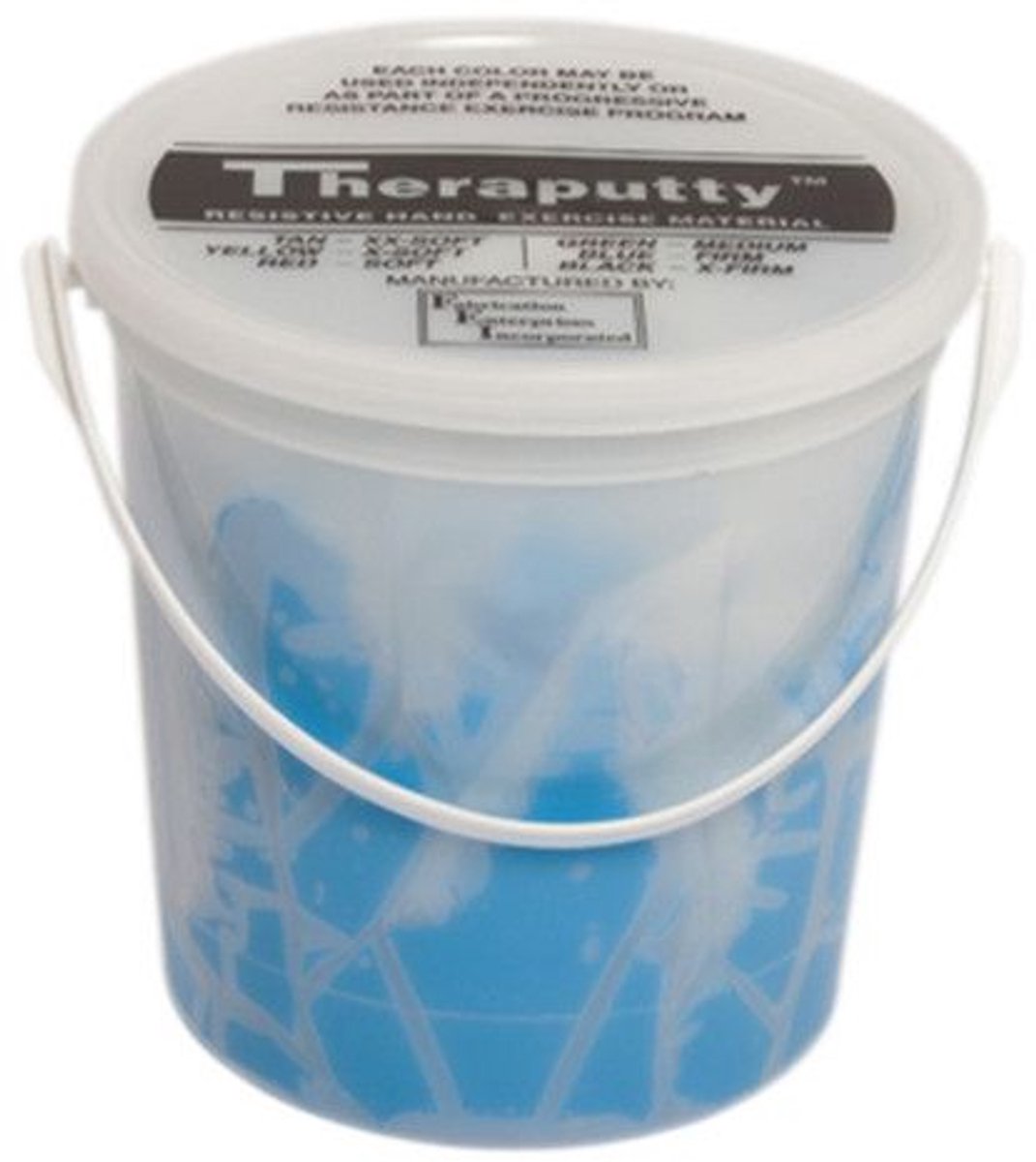 CanDo - Theraputty 0,5kg Stevig/Blauw - Handoefenmateriaal