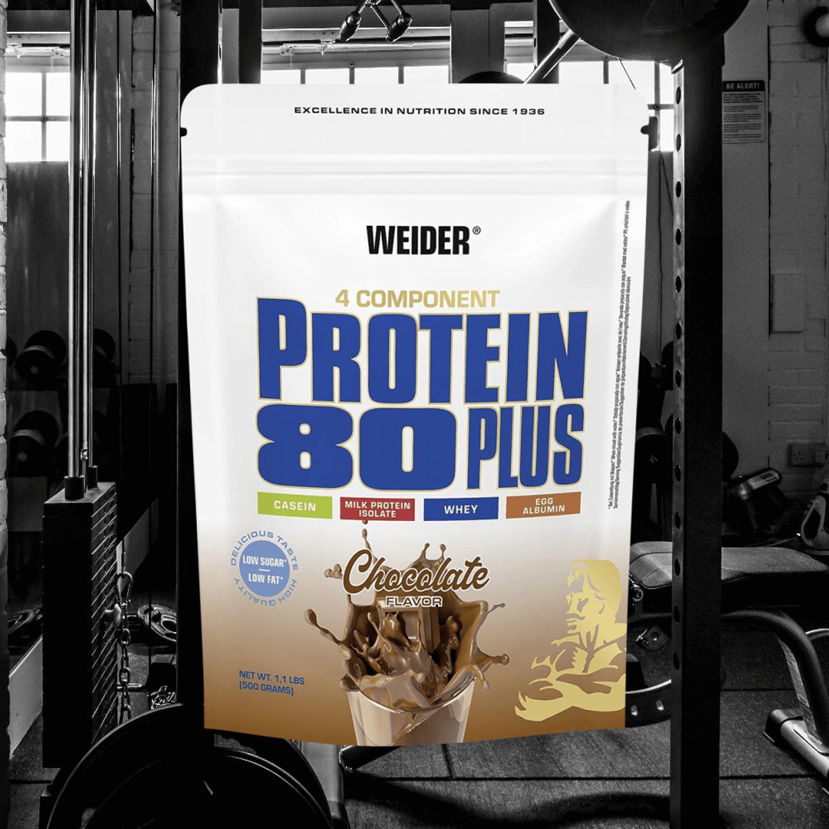 Weider Protein 80 Plus (500g) Chocolate - Eiwitten - Eiwit Mix