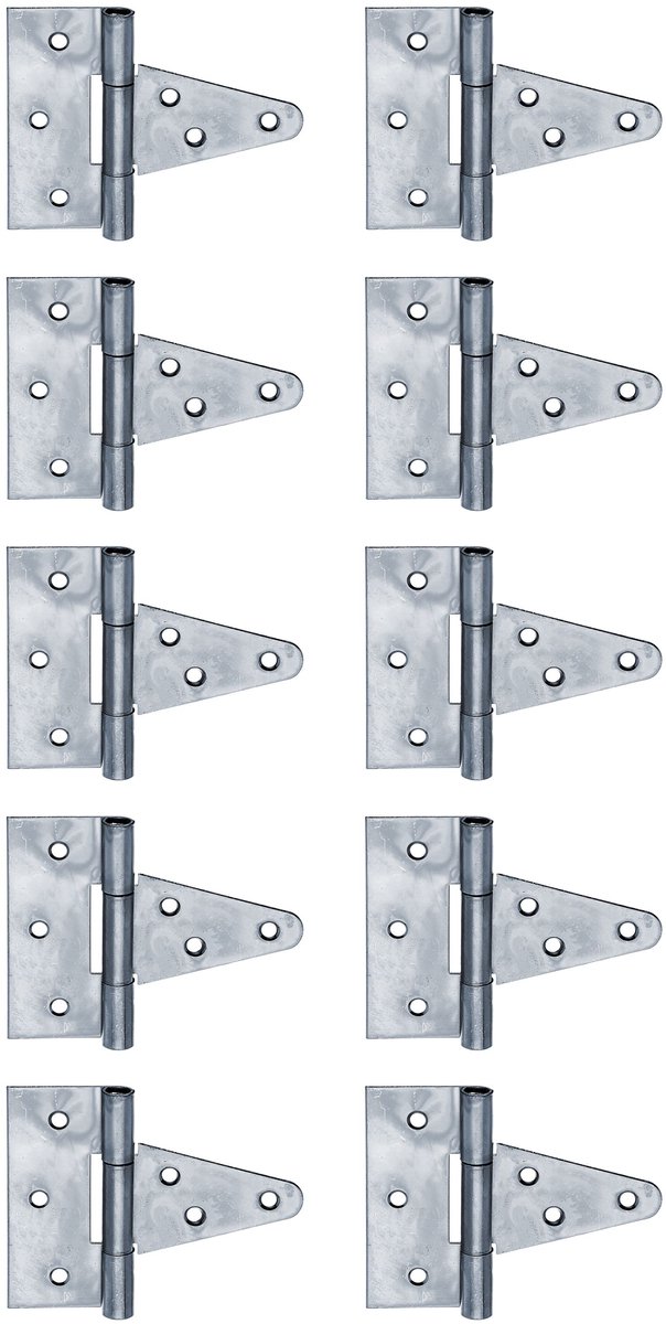 Alberts 864613 Boxscharnier | met losse pin | verzinkt blauw | scharnier: 148 mm | scharnierbreedte: 40 mm | Set van 10