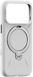 Wit Torras hoesje voor iPhone met metalen ringstandaard.