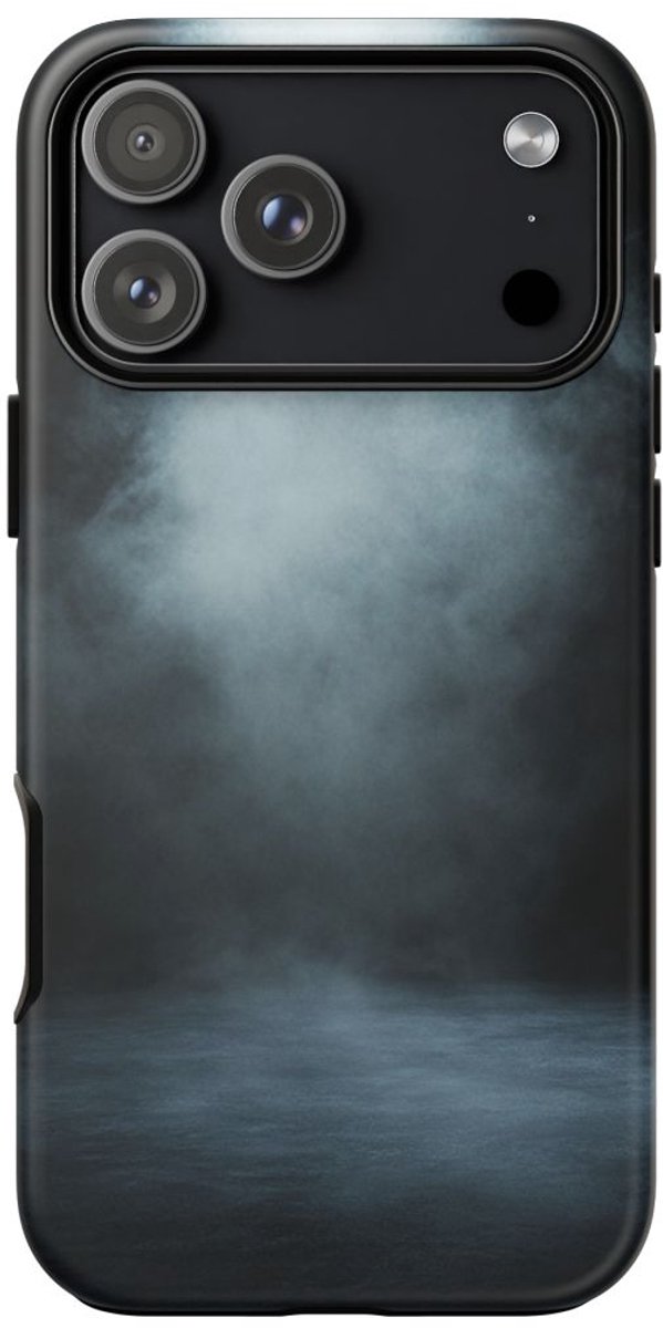 Sfeervolle Spotlight met Mist – Telefoonhoesje Geschikt voor iPhone 17 Pro Max