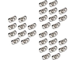 30-Pack Wallet Clasps Twist Clasps Hardware Closure - DIY Vintage Purse Bag Locks for Bags Accessories