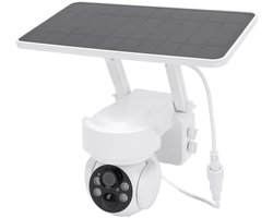 2MP Ring Camera for Outdoor Wireless - WIFI Ring Camera for Outdoor Solar/Battery Operated, Home Security Cameras with 360° Vision, Night Vision, Double