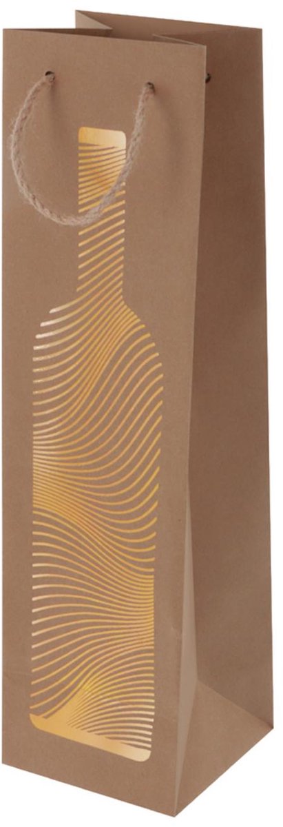 SUSY CARD flessentas Golden bottle voor 1 fles