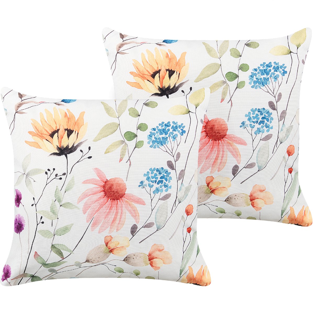 MONESI - Tuinkussen set van 2 - Meerkleurig - 45 x 45 cm - Polyester