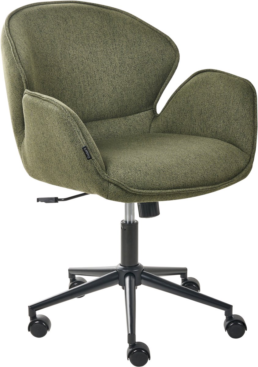 BELMAR - Bureaustoel - Groen - Polyester