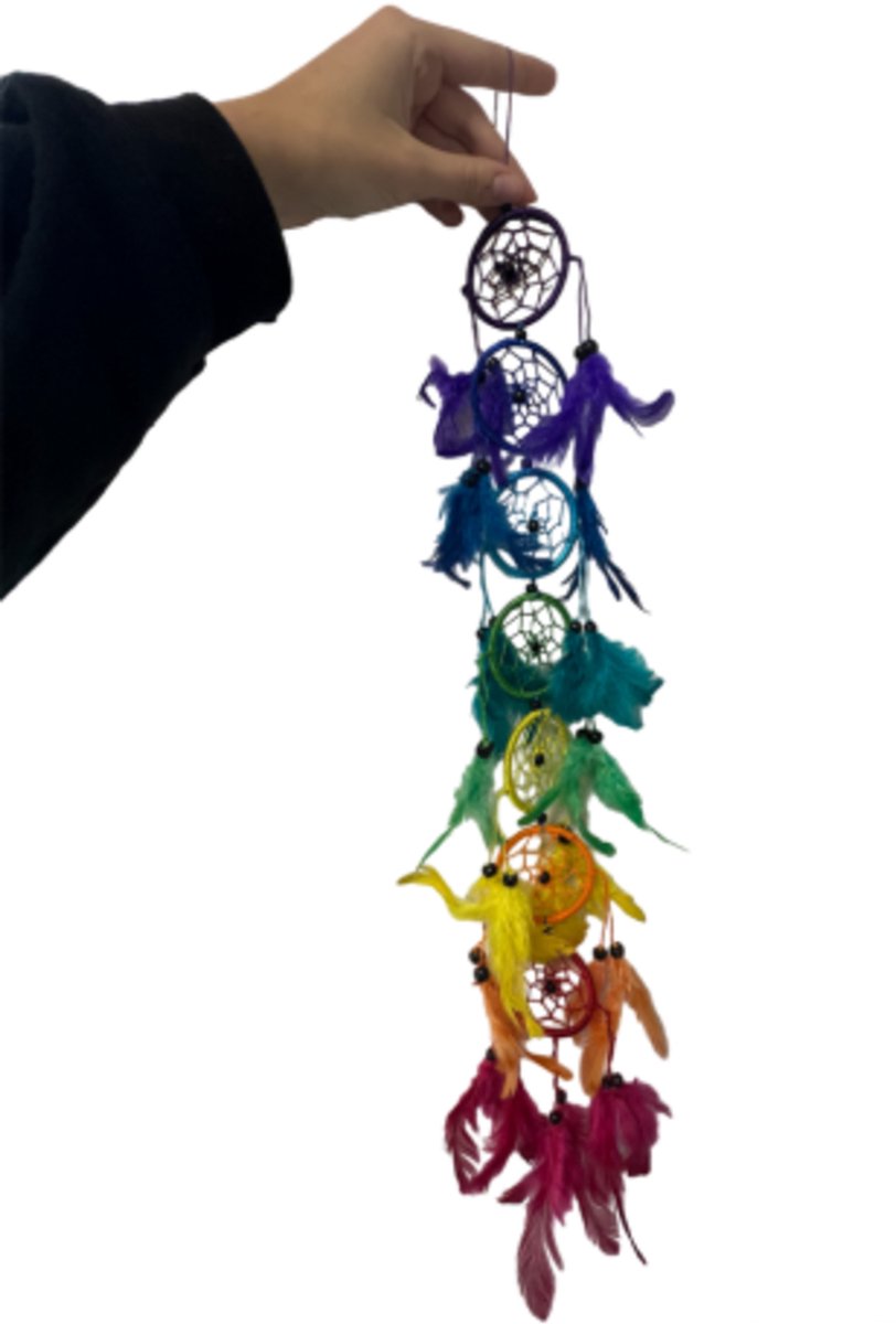 Dromenvanger rainbow 6 cm 7 chakra's