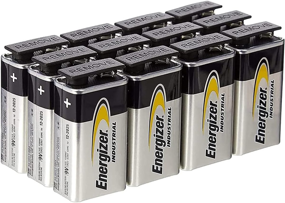 Industriële alkaline 9V E-blok 12 stuks