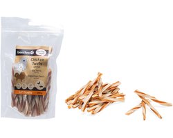 Beeztees Tasty Treats Kip Twirls met Vis - Hondenkoekjes - Hondensnoepjes - Hondensnacks - 200 gram