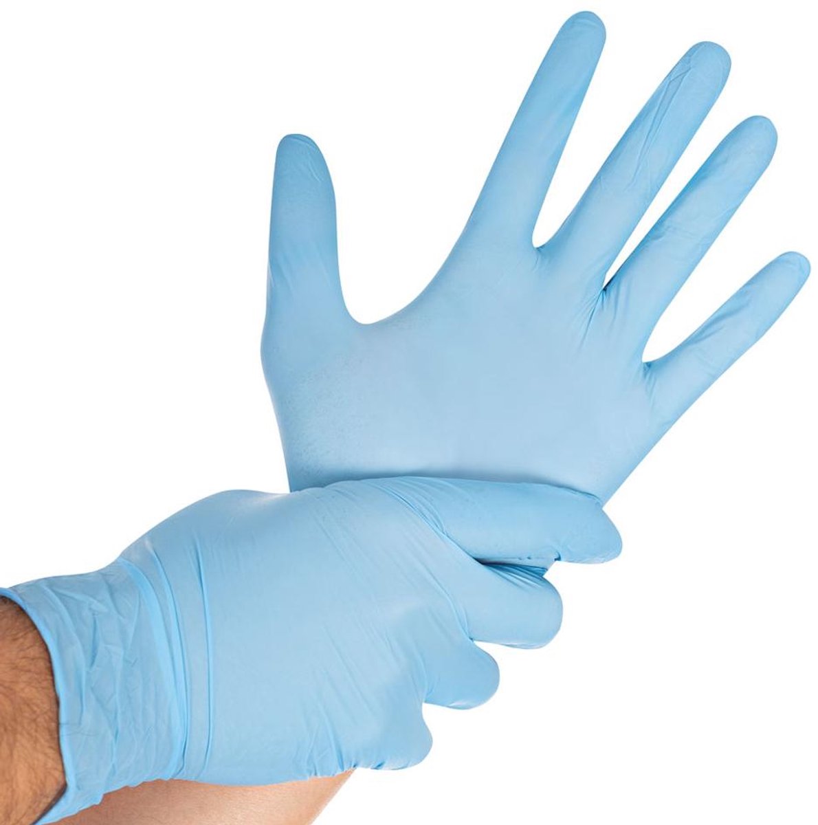 HYGOSTAR onderzoekshandschoenen Safe Virus nitril blauw maat L