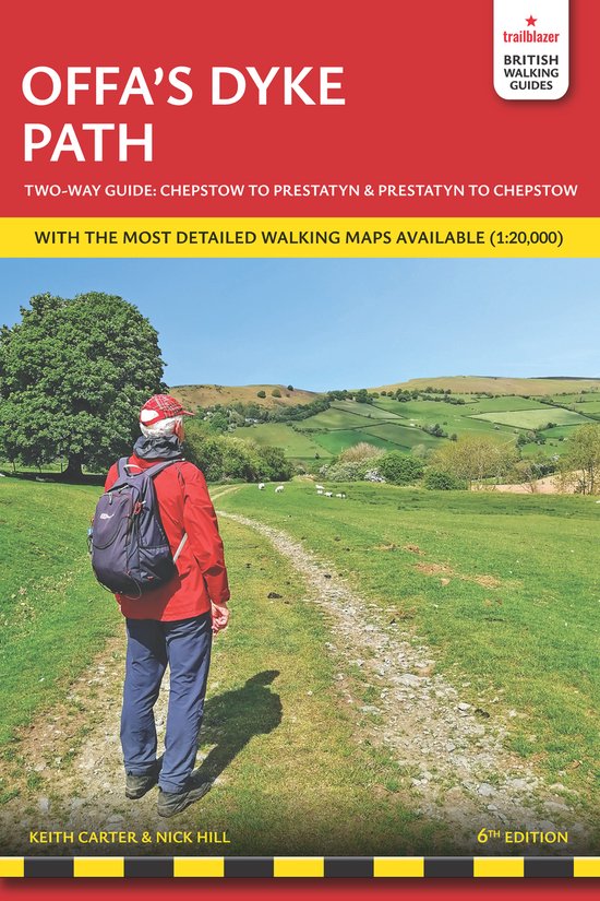 Trailblazer Guides- Offa's Dyke Path Trailblazer Walking Guide 6e