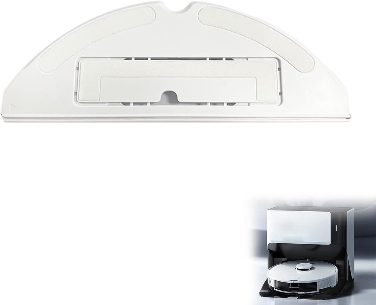 Stofzuiger mopplaat - accessoires elektrische gestuurde dweilhouder - 1stuk - wit