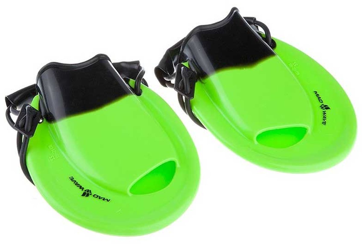 Mad Wave Positive Drive Zwemvliezen Groen,Zwart EU 34-35