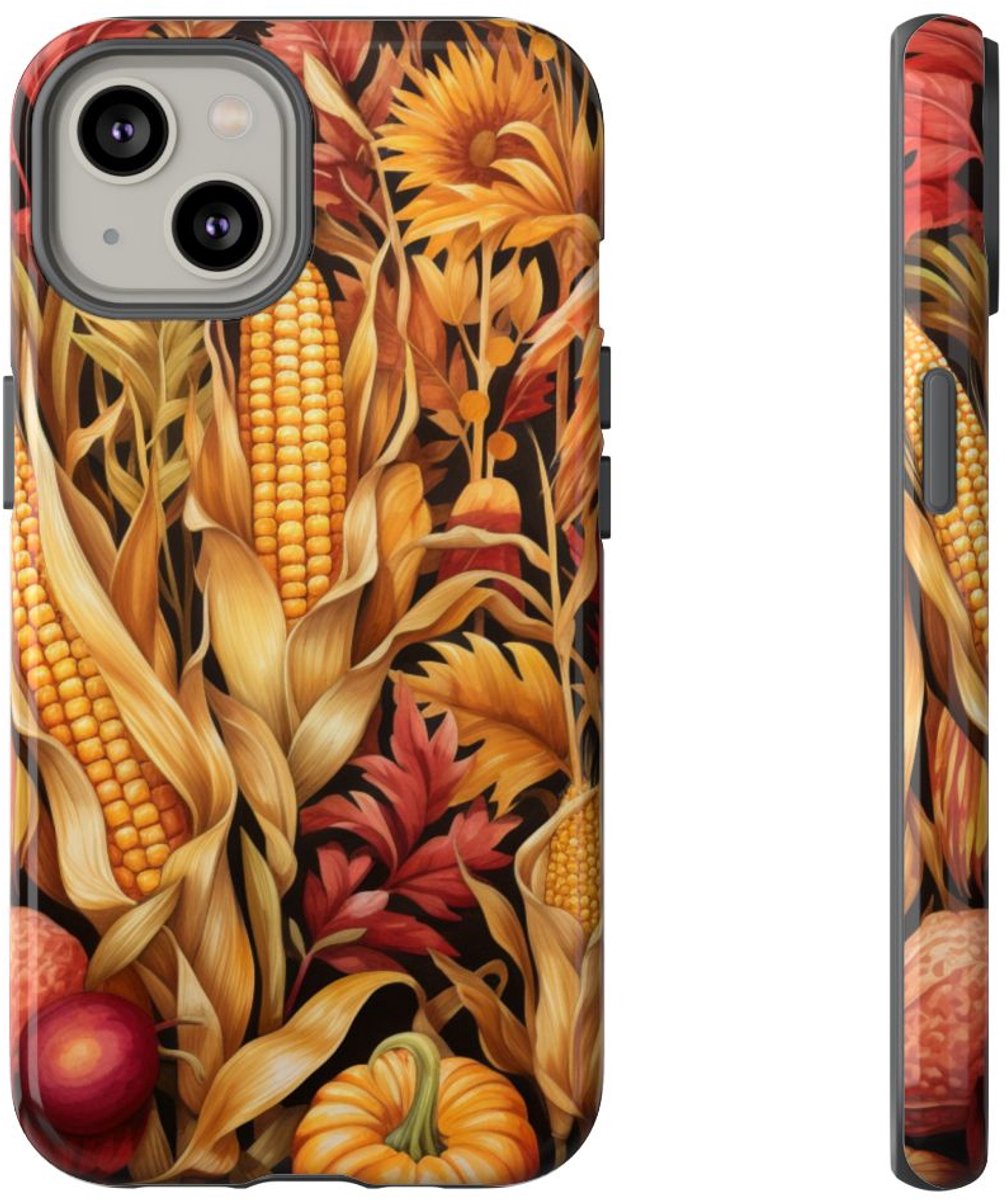 Herfst Oogst Botanisch Patroon – Telefoonhoesje Geschikt voor iPhone 14