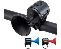 Rockbros Elektrische Fietshoorn - Fietsbellen - Fietstoeter - Zwart - Waterbestendig