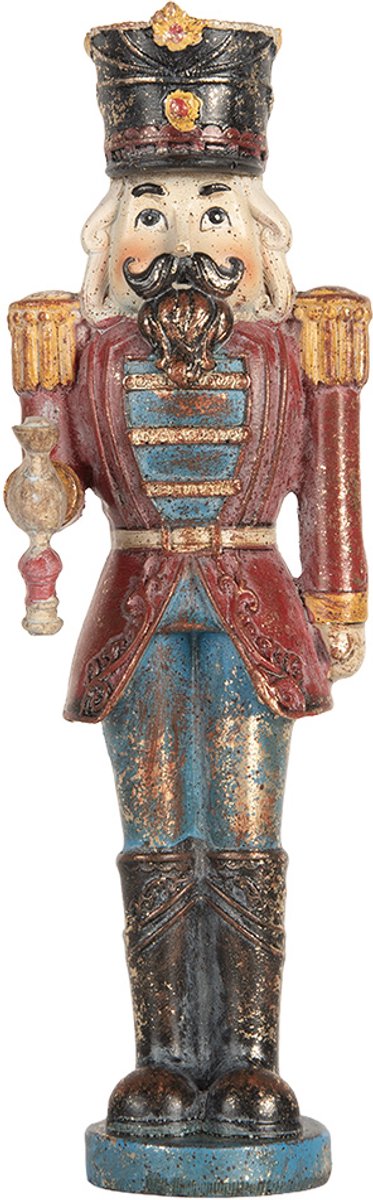 Beeld Notenkraker 7x6x21 cm Rood Kunststof